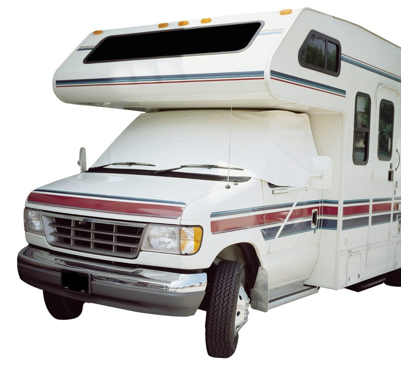 ADCO 2403 Class C Chevy 1972-1996 RV Motorhome Windshield Cover, White - Image 1